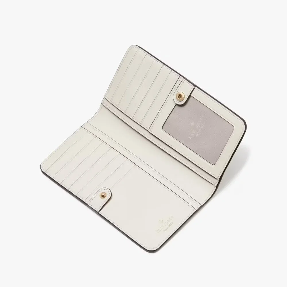 Kate Spade Coffee Break Large Slim Bifold Wallet Boutique NWT - Picture 3 of 4